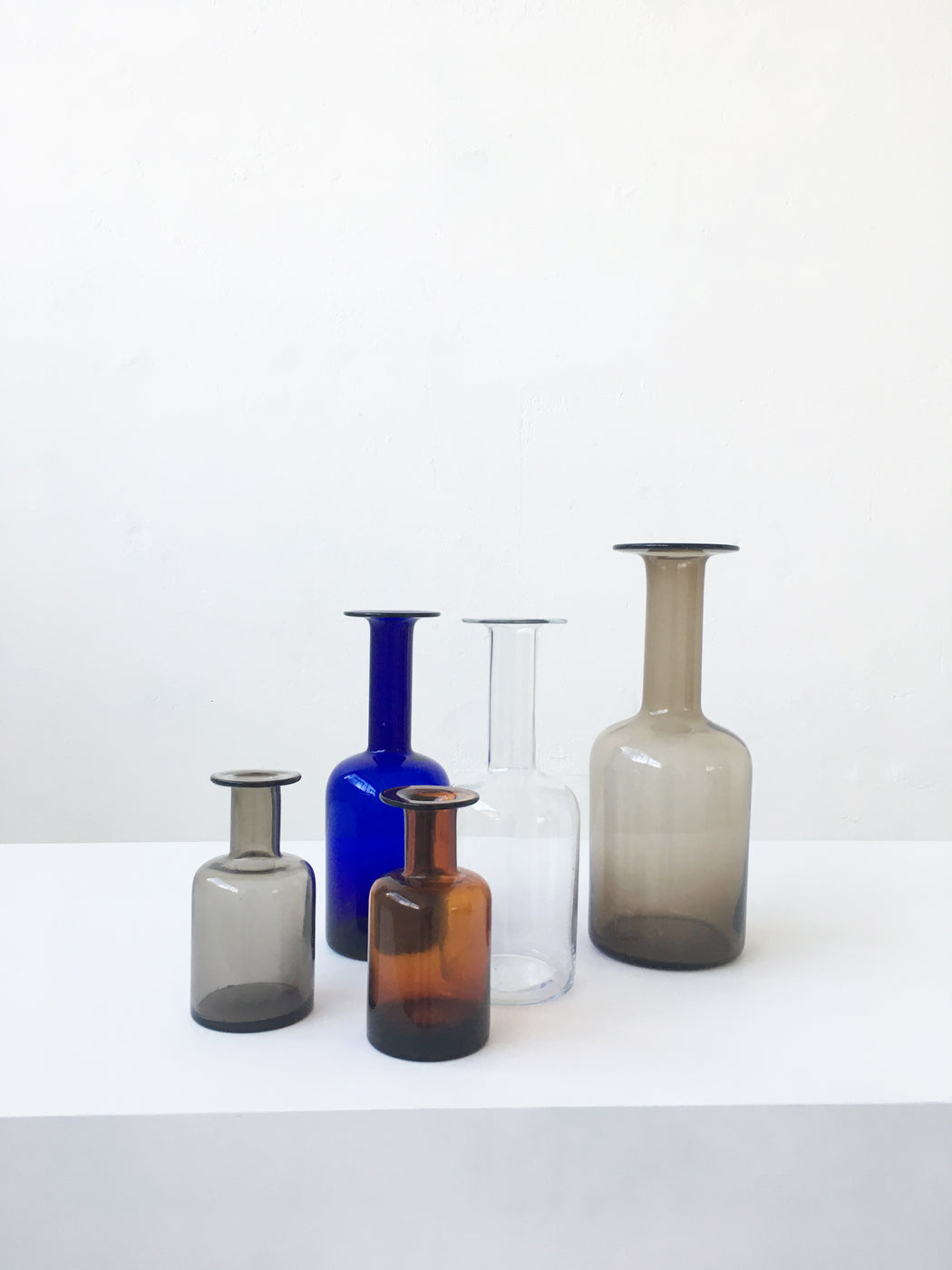 Medium Clear Glass 'Gulvvase'