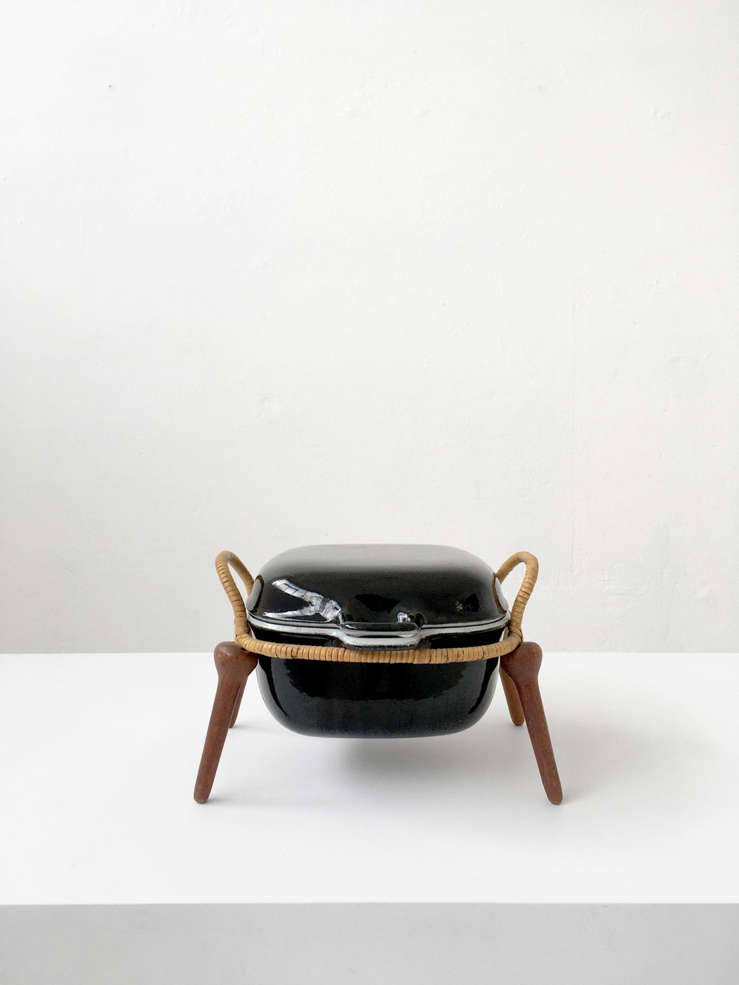Jens Quistgaard 'Anker Line' Dish in Teak Stand