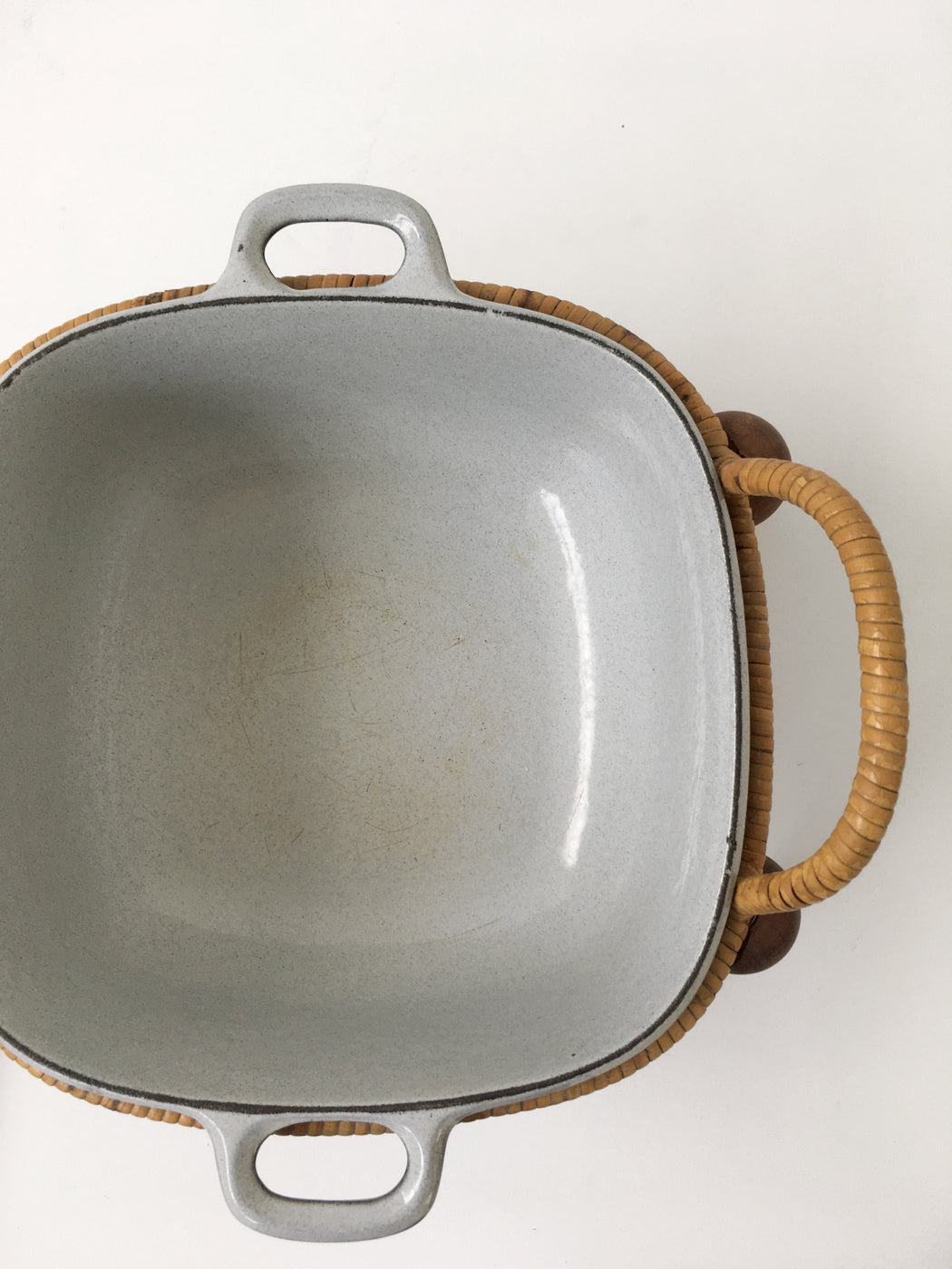 Jens Quistgaard 'Anker Line' Dish in Teak Stand
