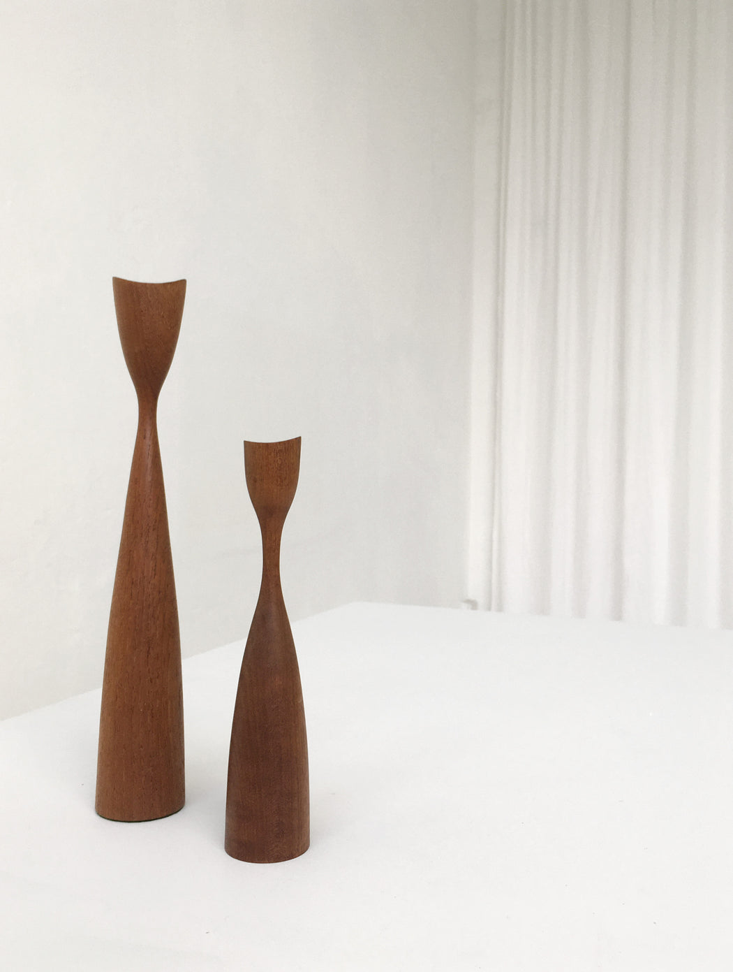Danish Teak Candle Holder