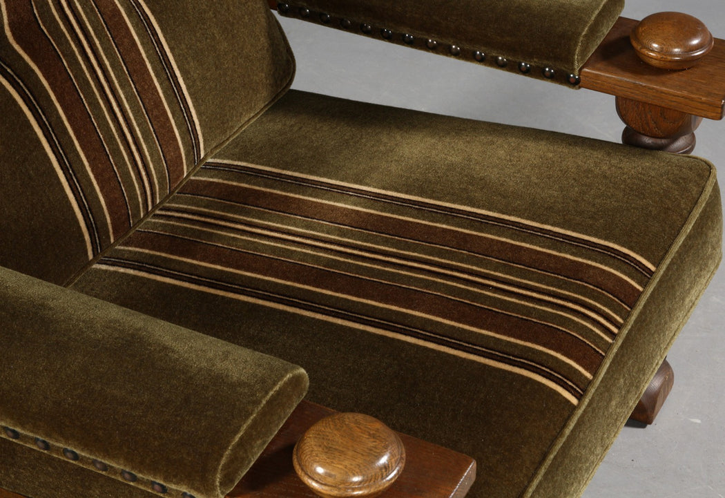 Large Danish 'Folk' Lounge Chair