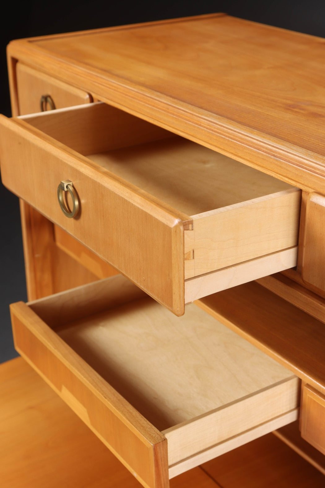 Danish Ash Highboard Bar Cabinet