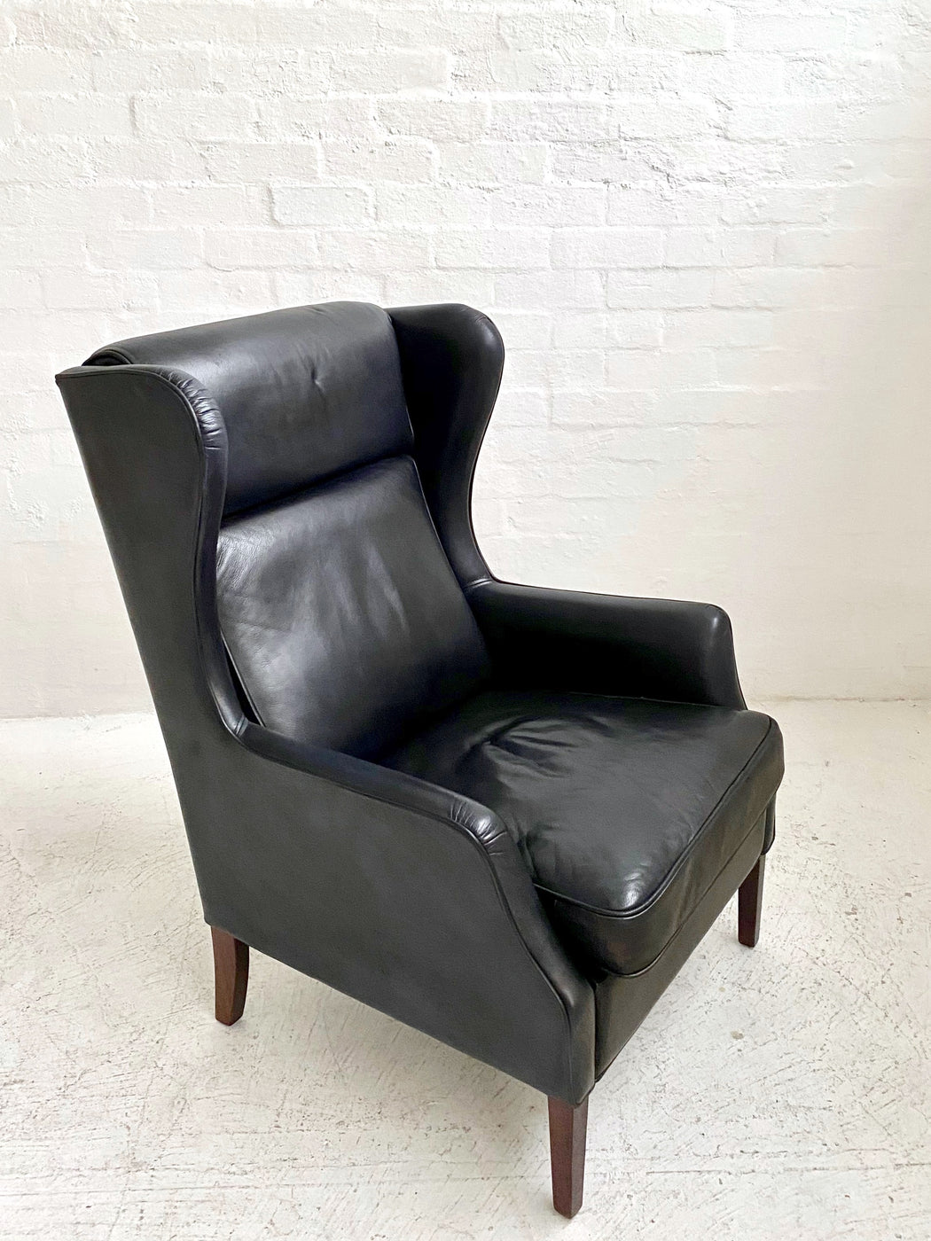 Danish Leather Lounge Chair
