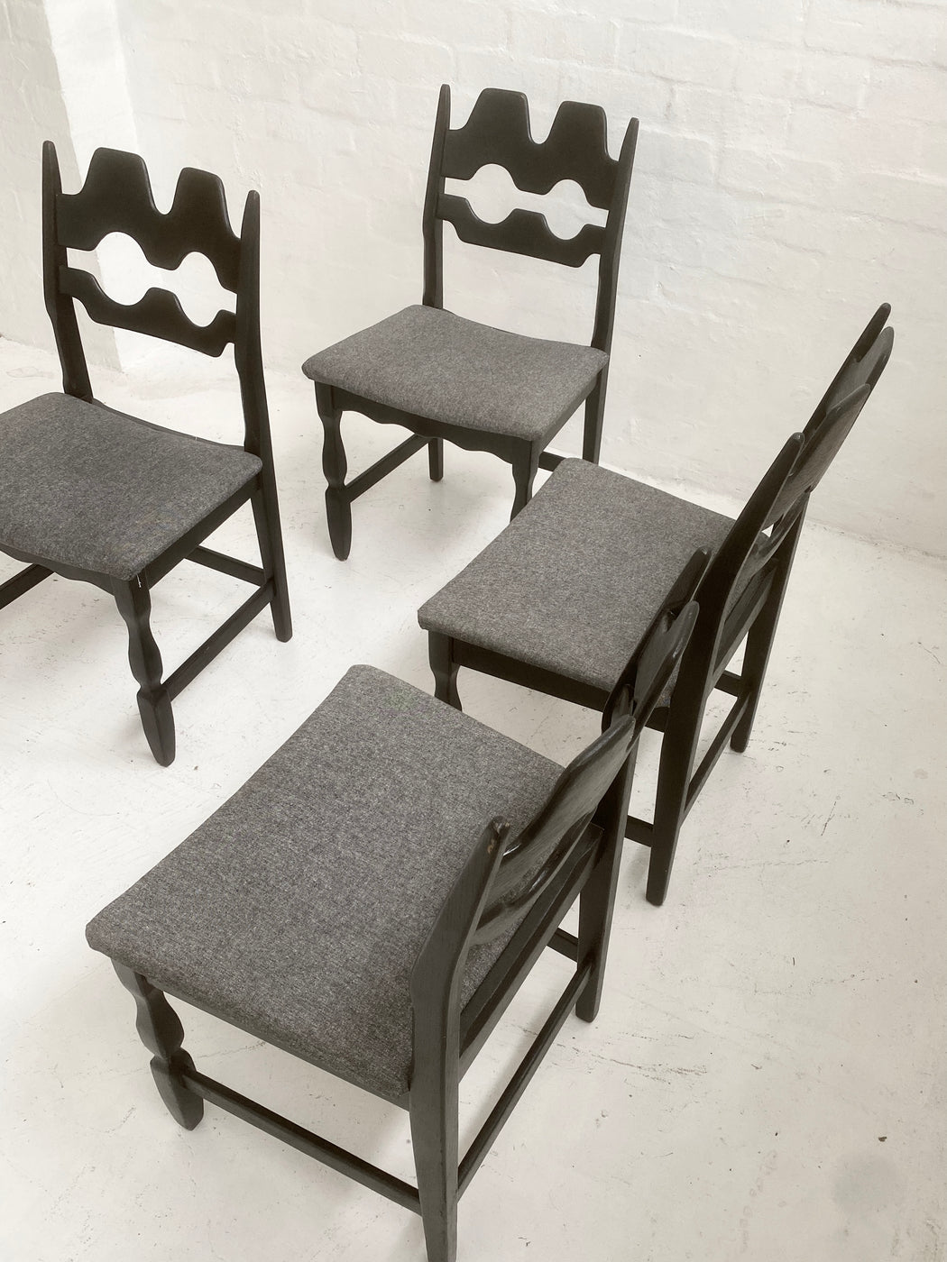 Henning Kjærnulf 'Razorblade' Chairs
