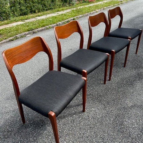 Niels O. Møller 'Model 71' Chairs