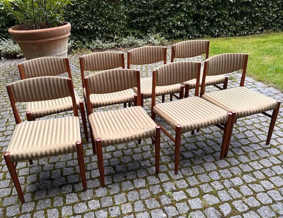 Set of Eight Danish Dining Chairs