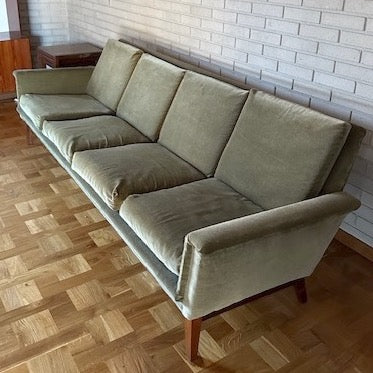 Danish Velvet Sofa