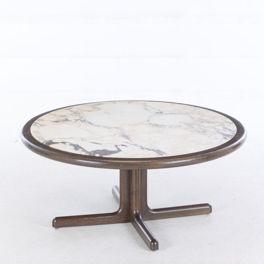 Vintage Danish Marble Coffee Table