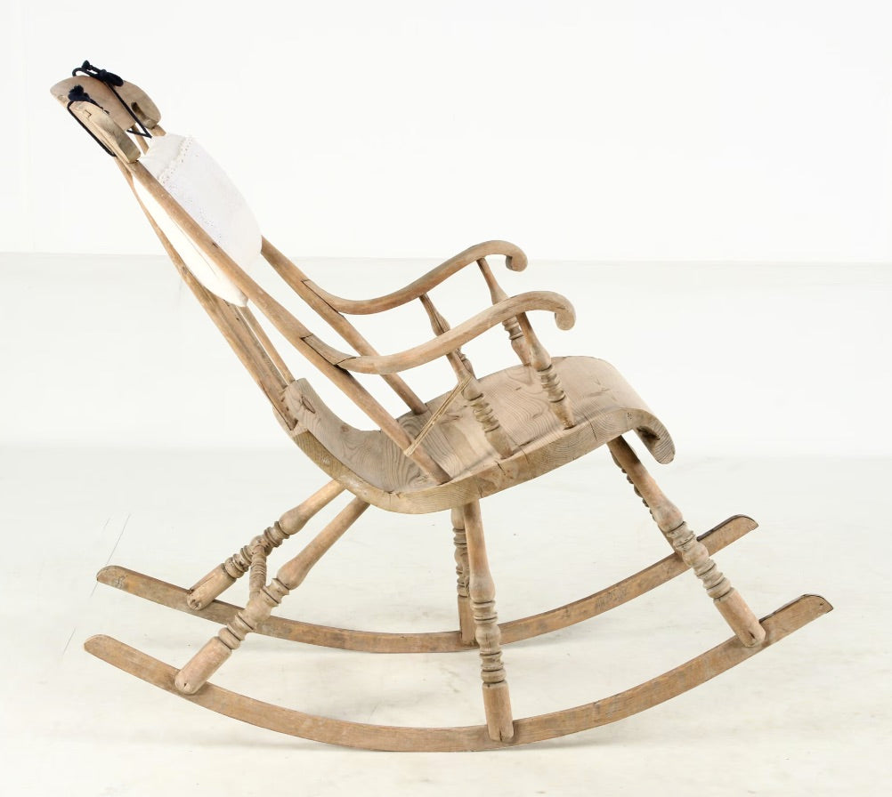 Scandinavian Antique Rocking Chair