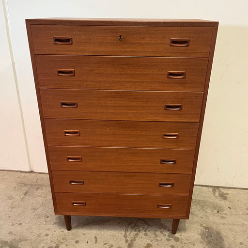 Oman Jun Teak Tallboy Chest of Drawers