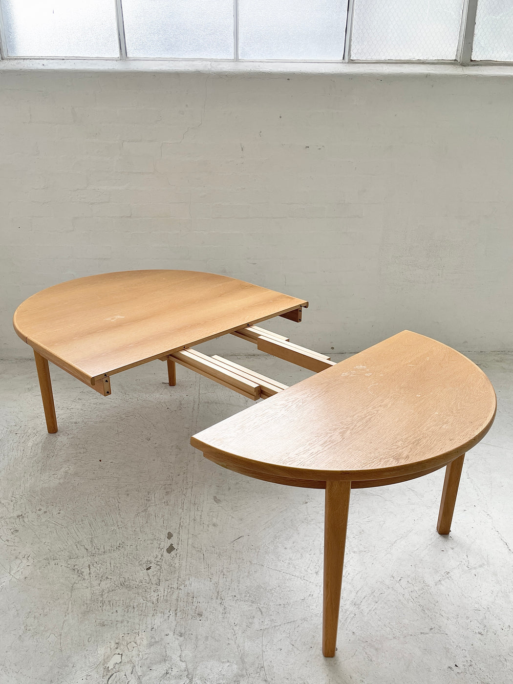 Danish Oak Extension Dining Table