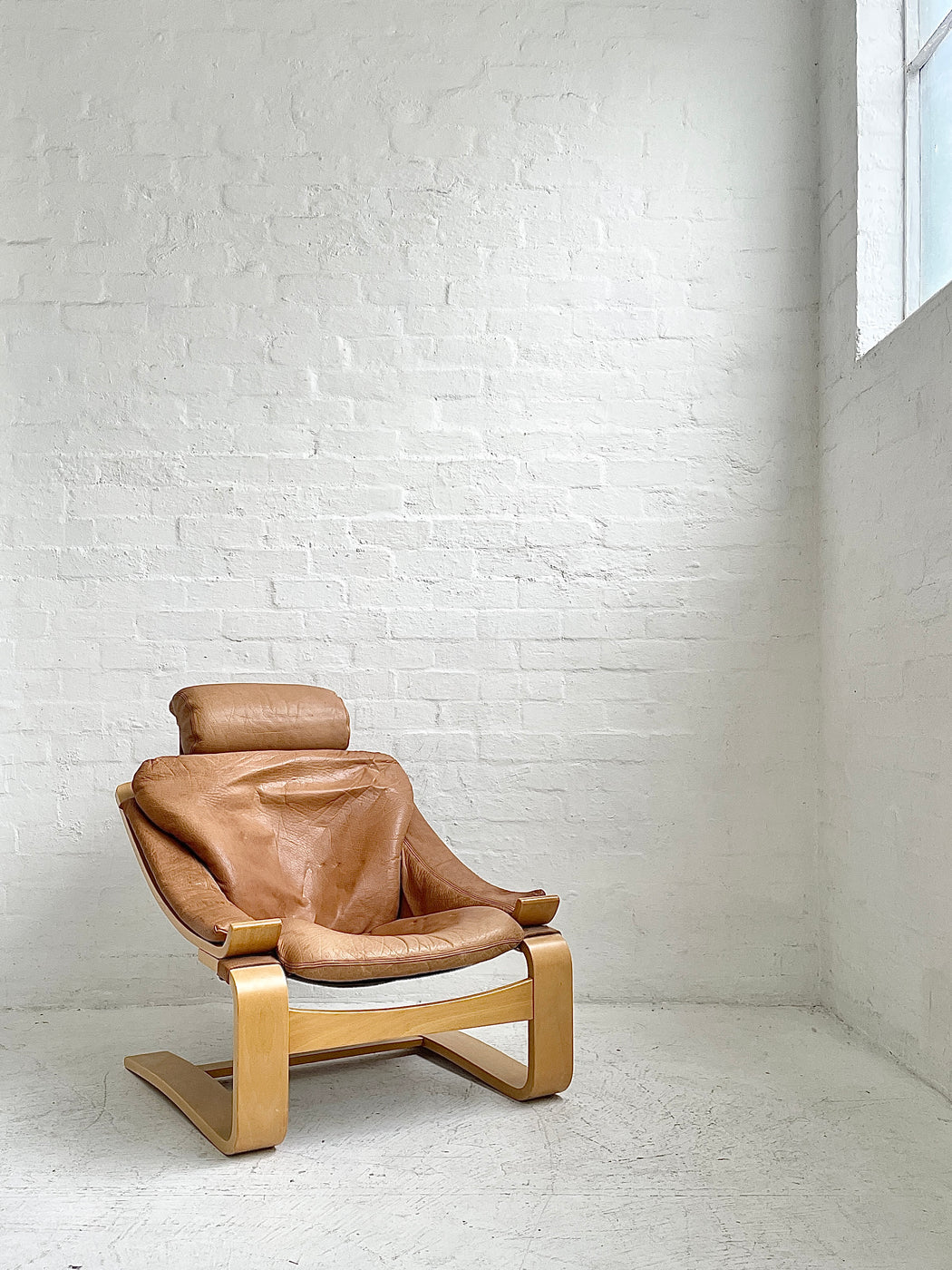 Åke Fribyter 'Kroken' Easy Chair and Footstool