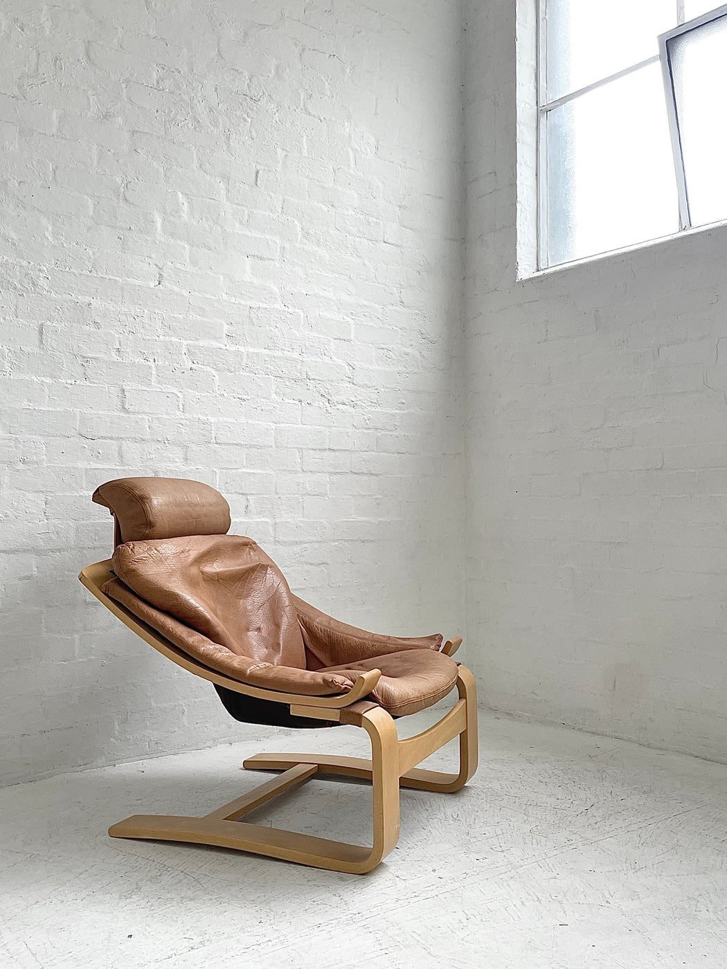 Åke Fribyter 'Kroken' Easy Chair and Footstool