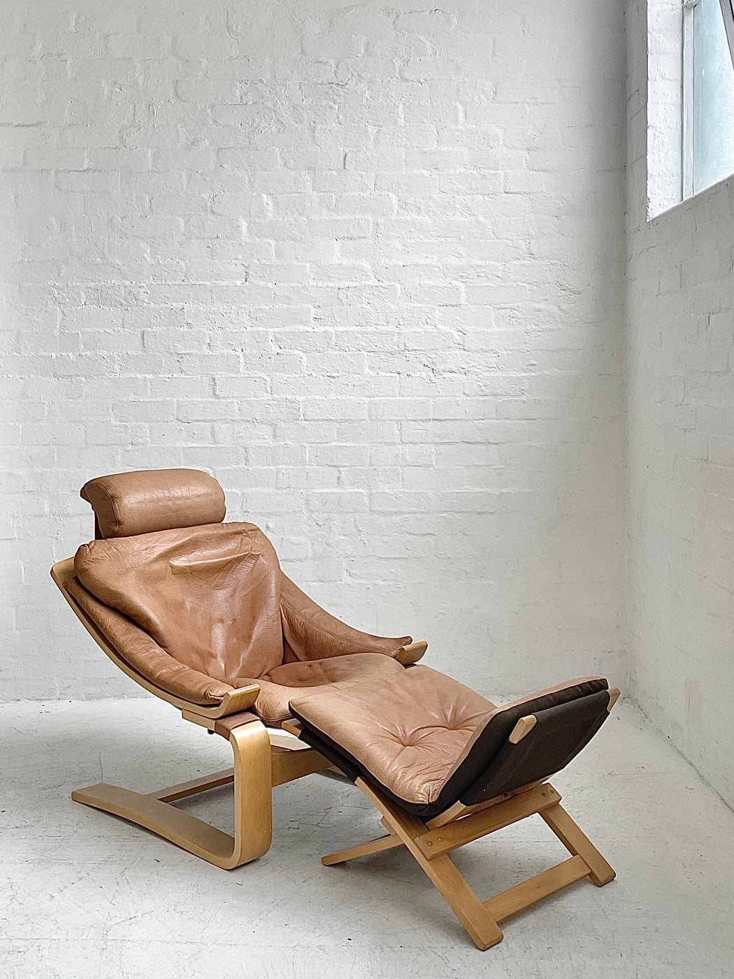 Åke Fribyter 'Kroken' Easy Chair and Footstool