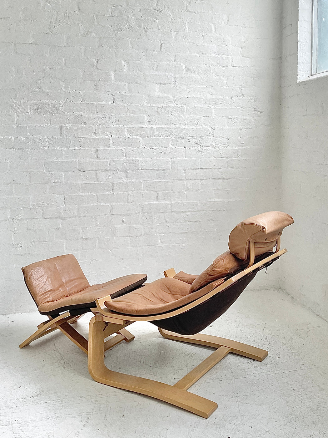 Åke Fribyter 'Kroken' Easy Chair and Footstool