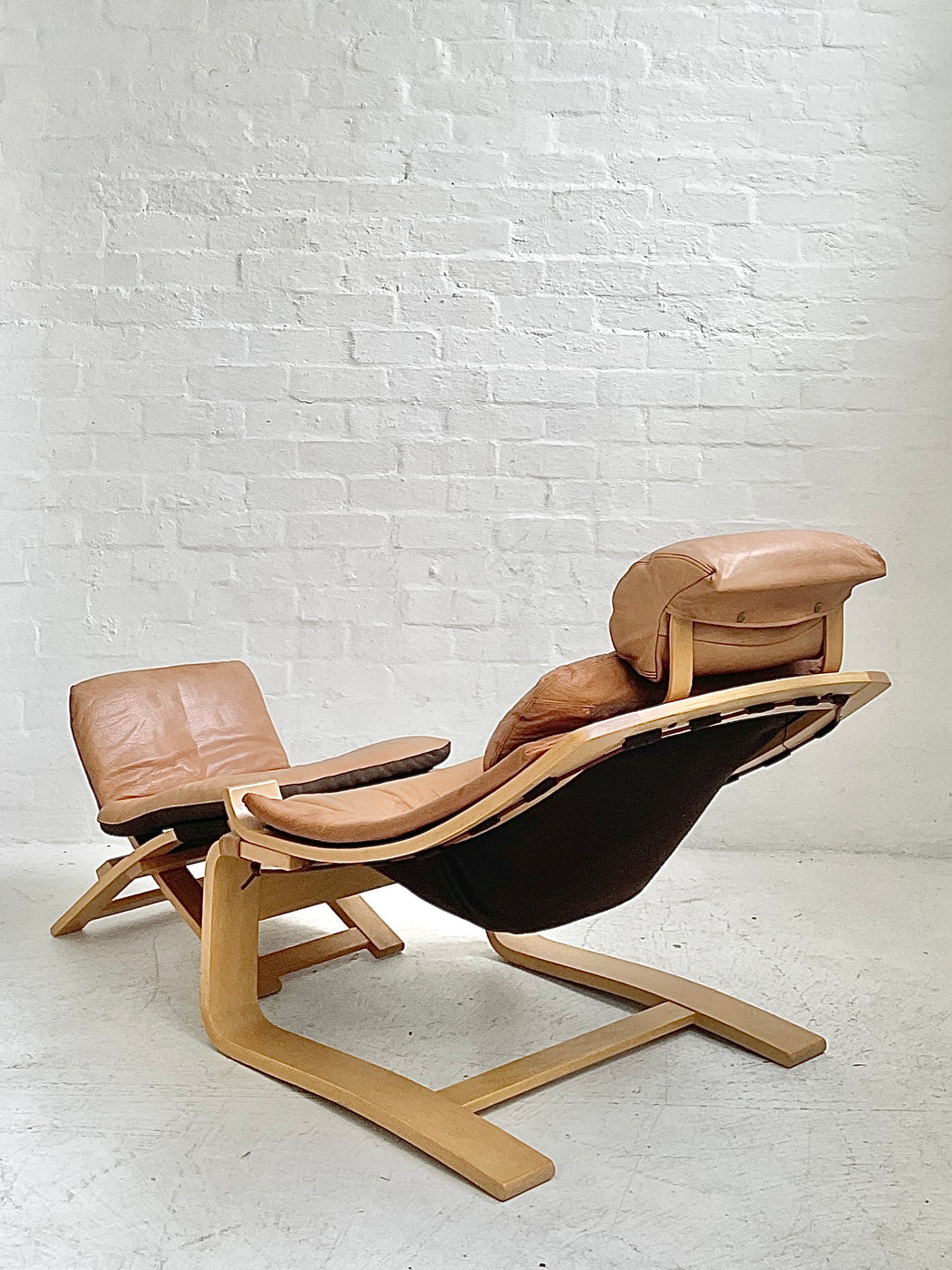 Åke Fribyter 'Kroken' Easy Chair and Footstool