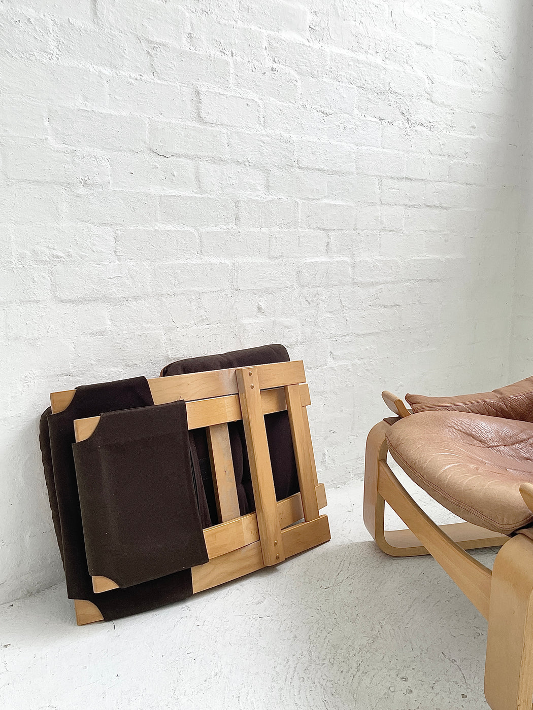 Åke Fribyter 'Kroken' Easy Chair and Footstool