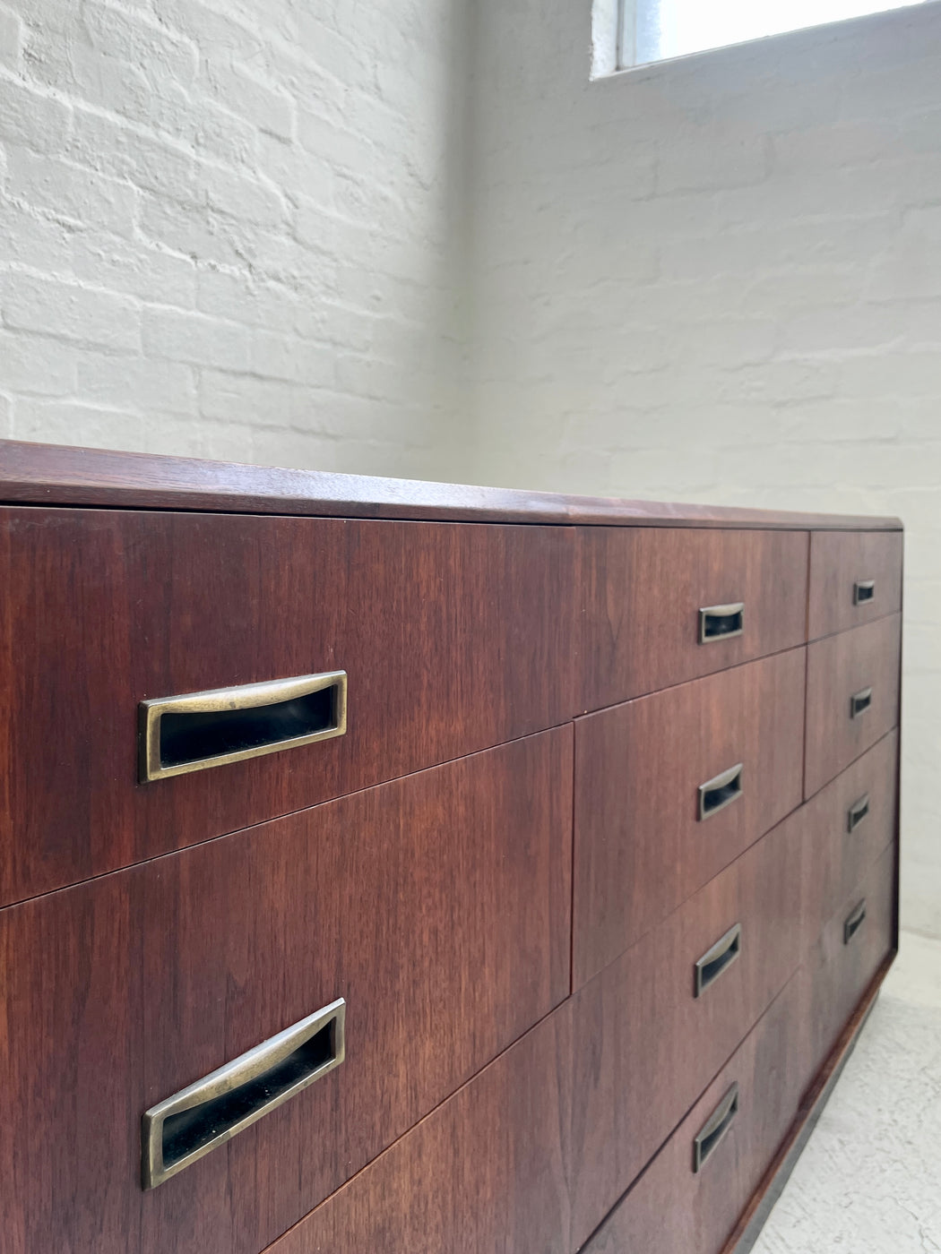 Founders Furniture Walnut Bank of Drawers