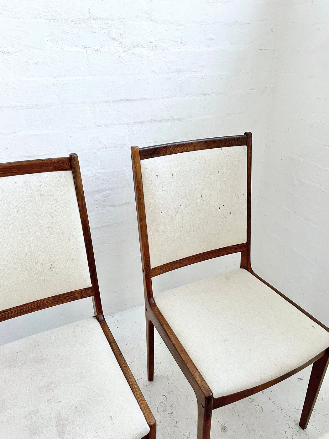 Six Kofod Larsen Rosewood Dining Chairs