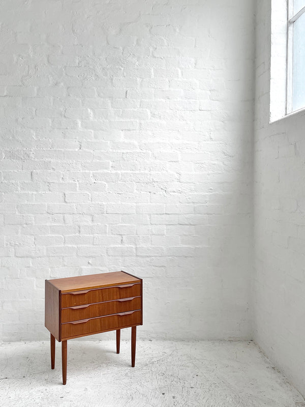 Small Danish Teak Chest of Drawers