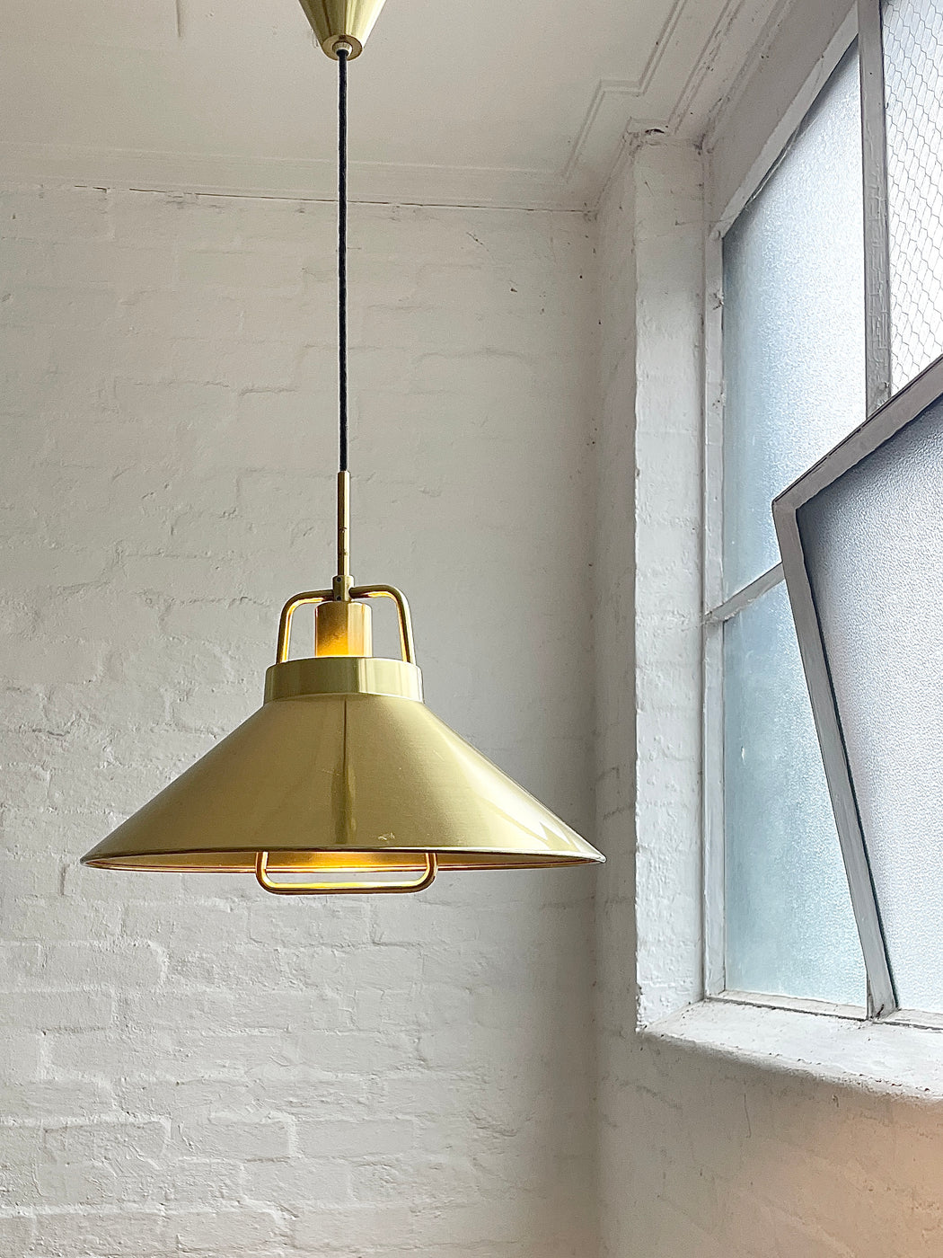 Fritz Schlegel 'P295' Brass Pendant