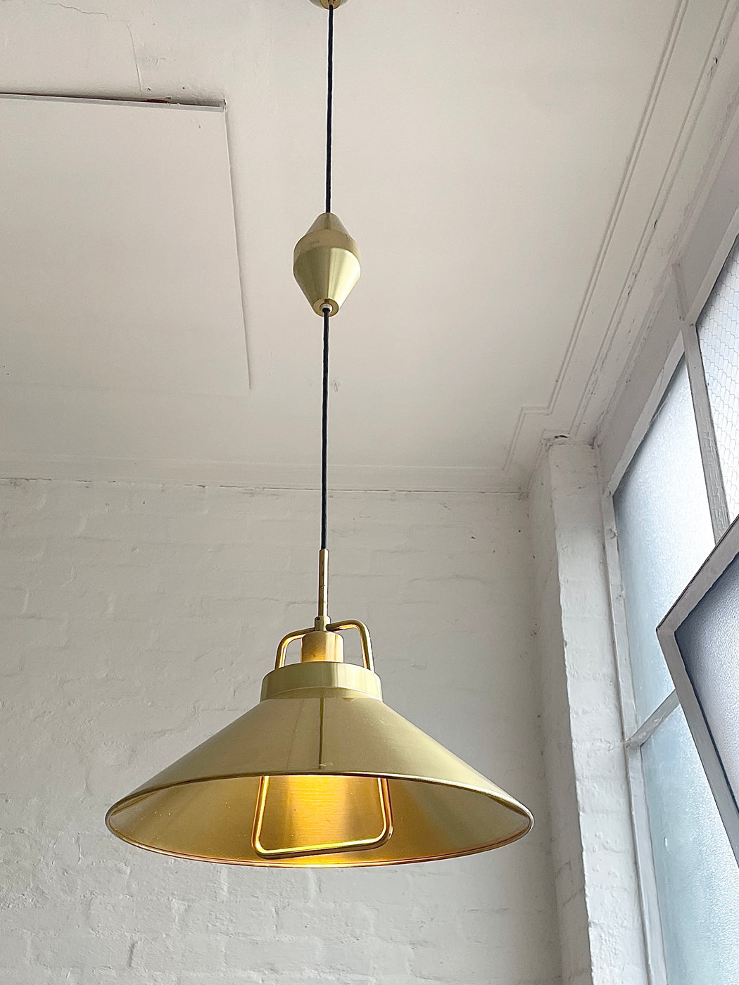 Fritz Schlegel 'P295' Brass Pendant