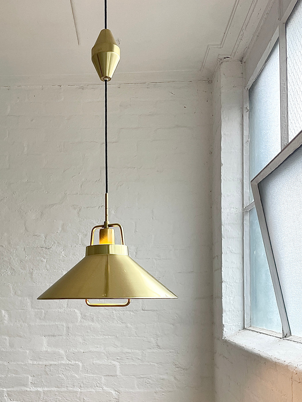 Fritz Schlegel 'P295' Brass Pendant
