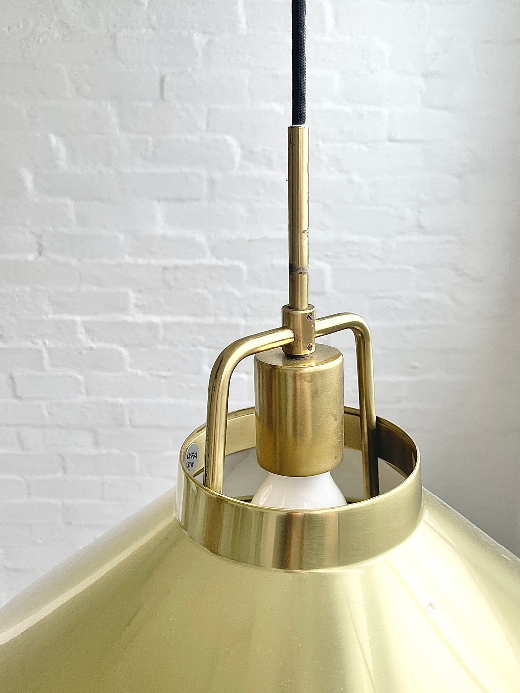 Fritz Schlegel 'P295' Brass Pendant