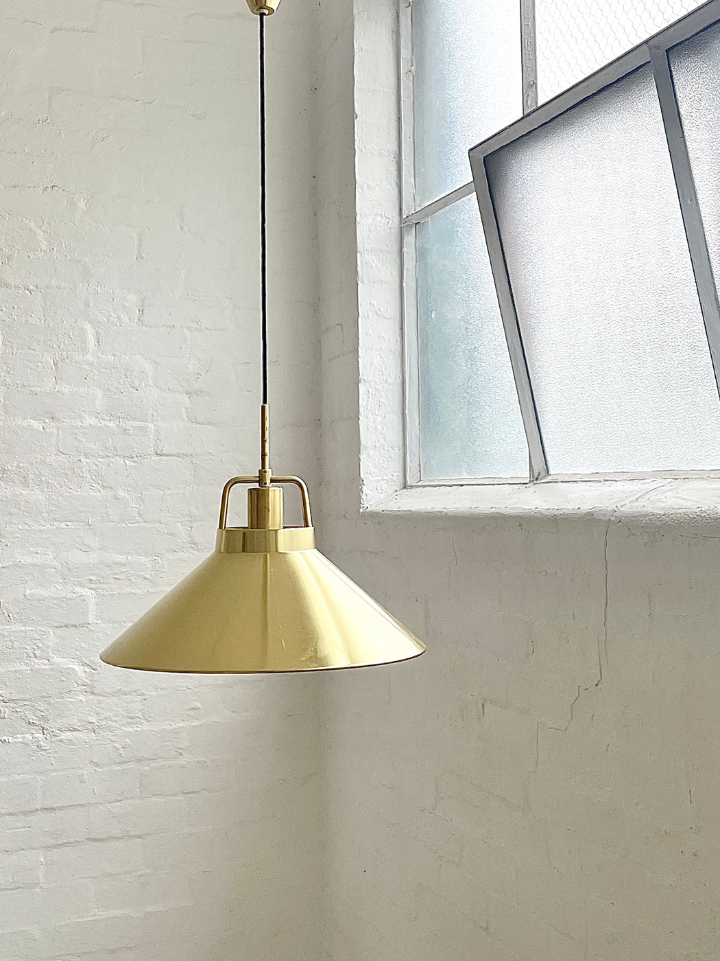 Fritz Schlegel 'P295' Brass Pendant