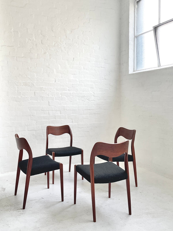 Niels O. Møller 'Model 71' Chairs