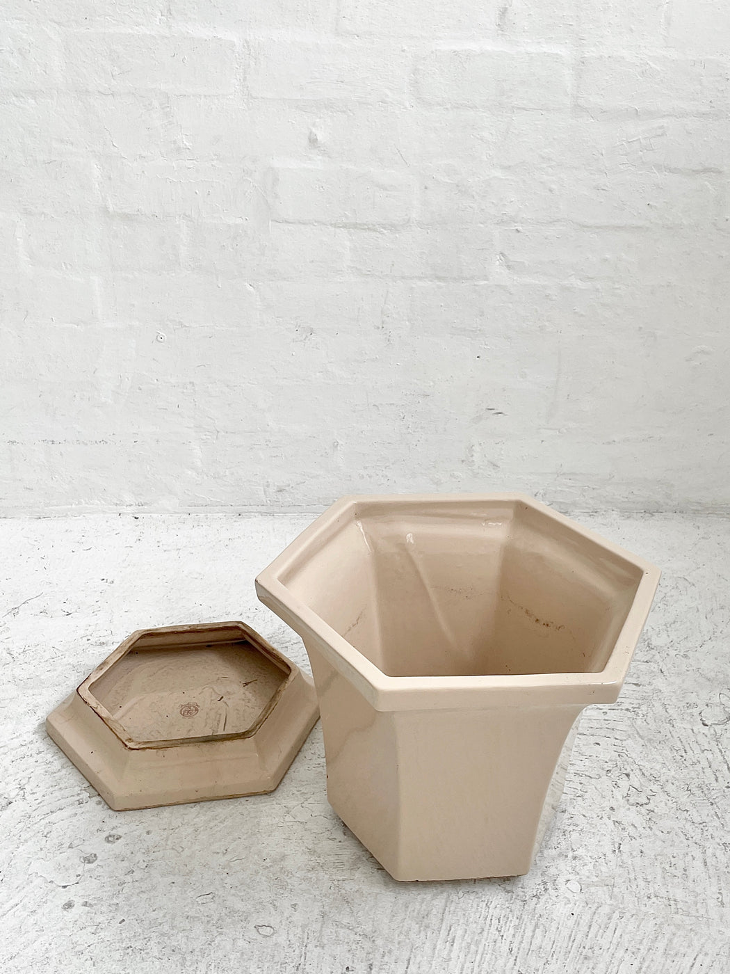 Vintage Fowler Ware Porcelain Planter