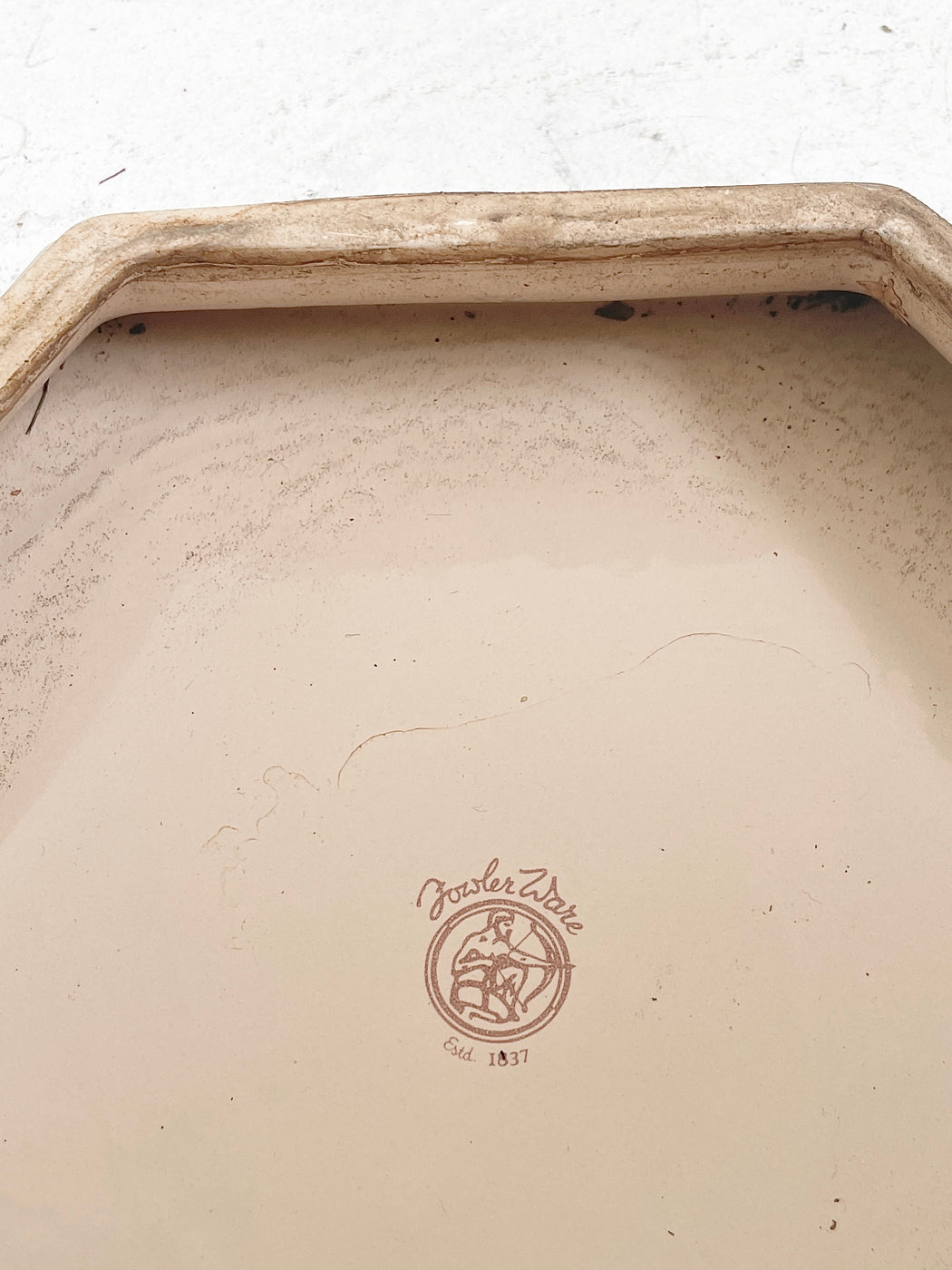 Vintage Fowler Ware Porcelain Planter