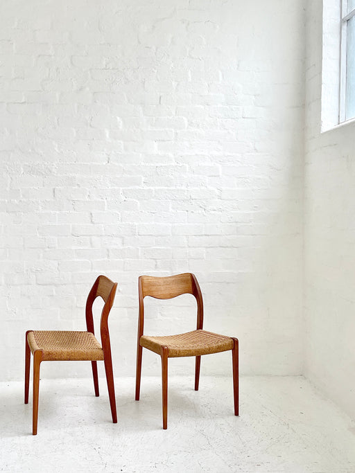 Niels O. Møller 'Model 71' Chairs