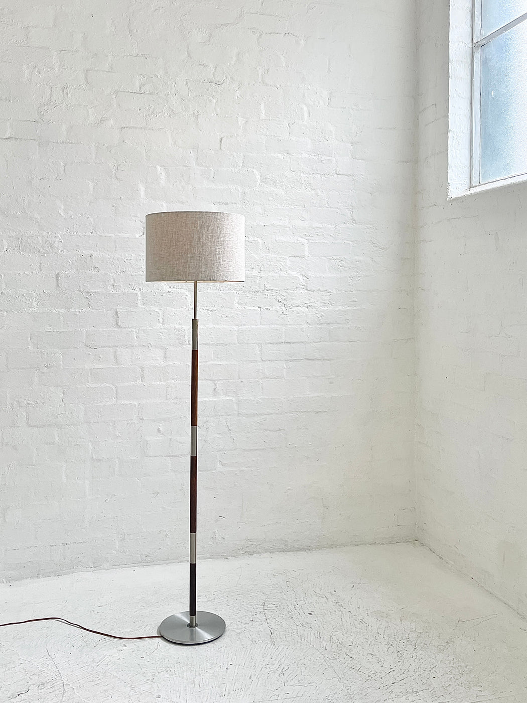 Danish Rosewood Standing Lamp