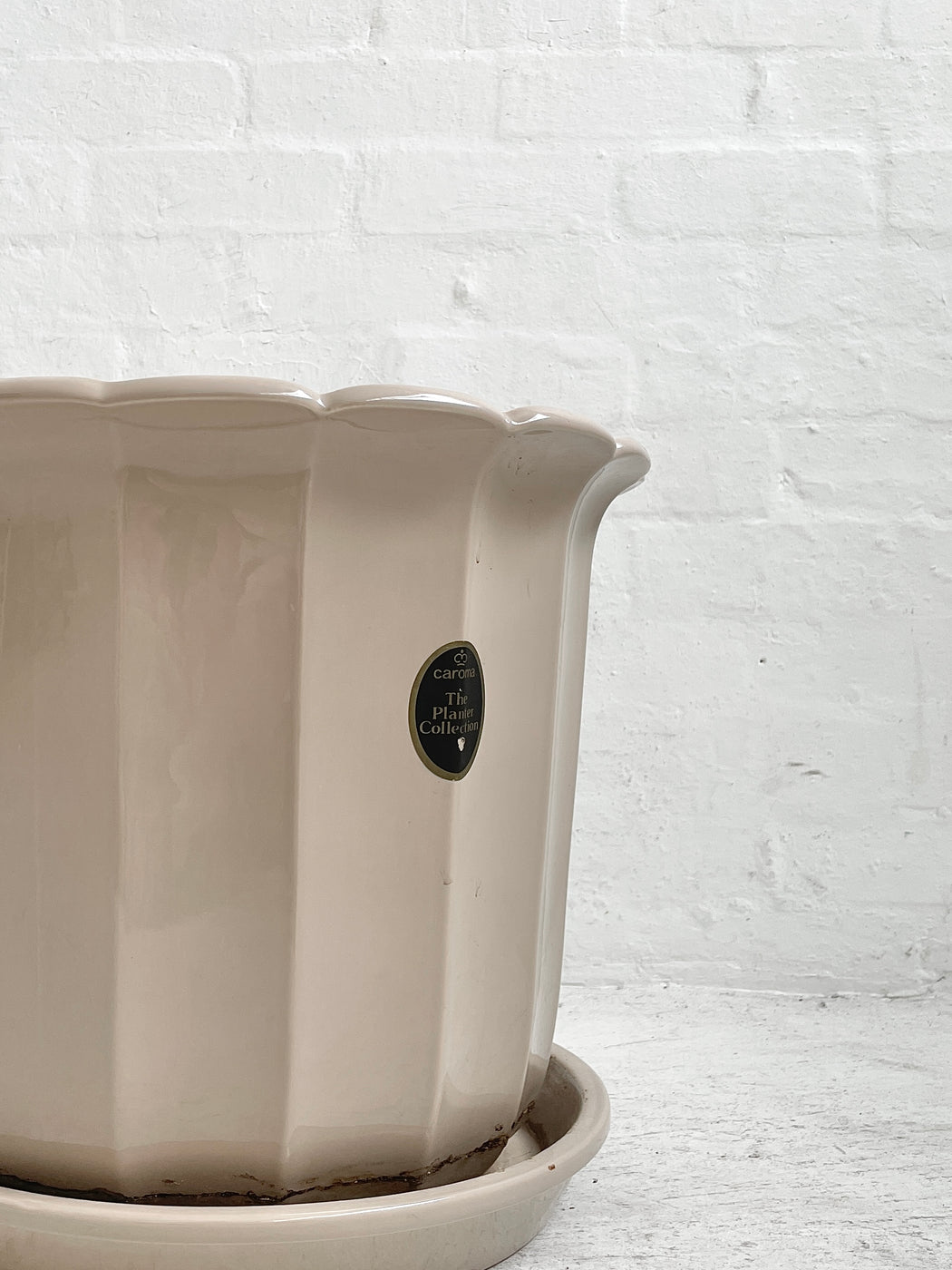 Large Vintage Caroma Ware Porcelain Planter