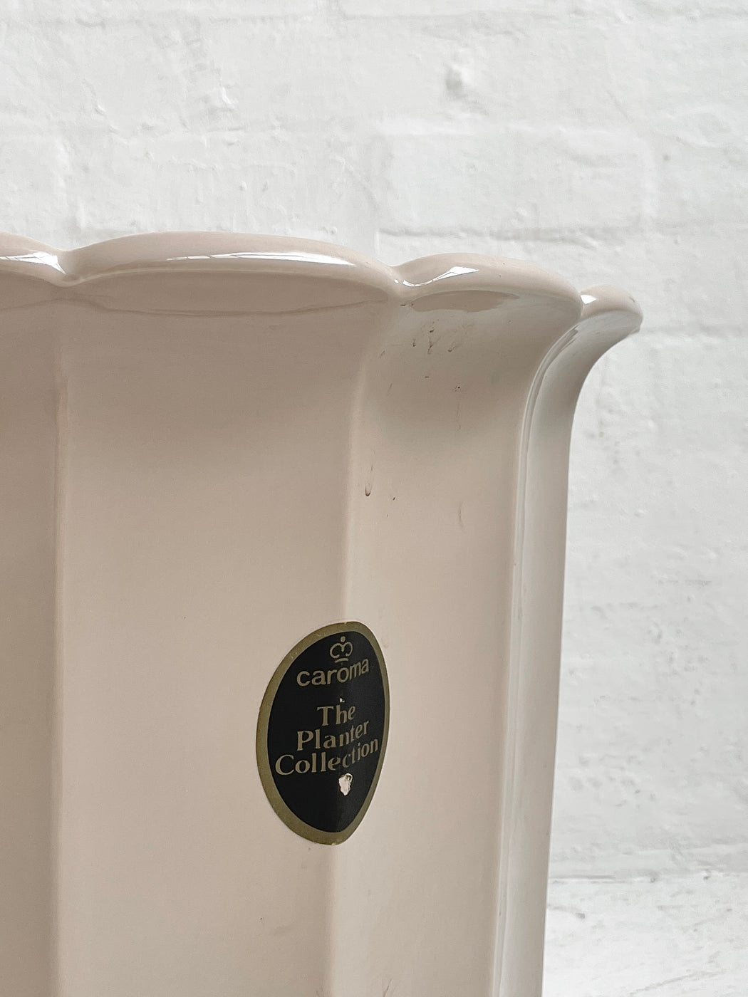 Large Vintage Caroma Ware Porcelain Planter