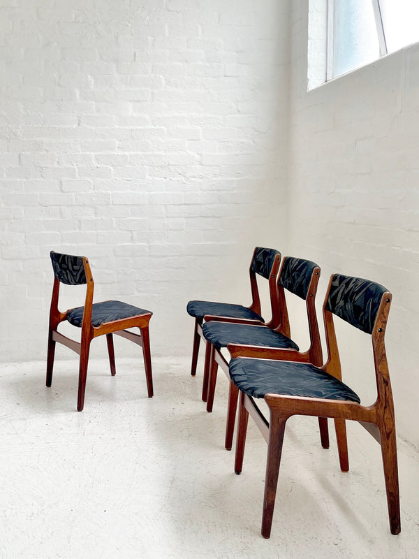 Set of Danish Rosewood Dining Chairs by 'Nova'