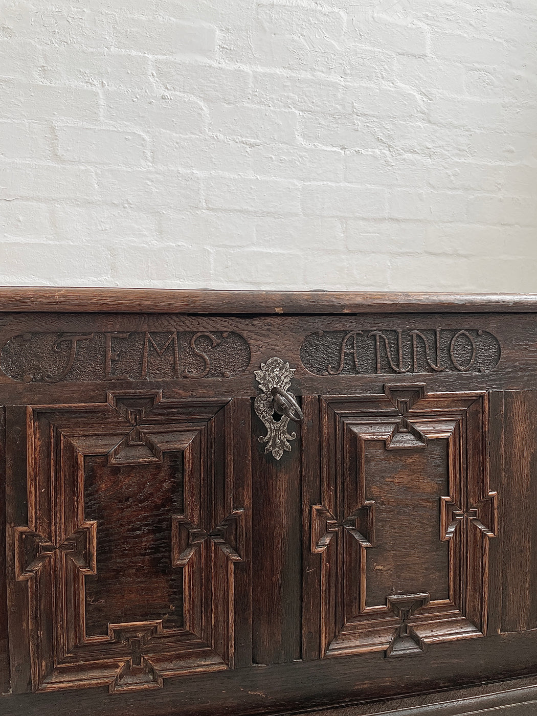 Antique European Oak Sideboard
