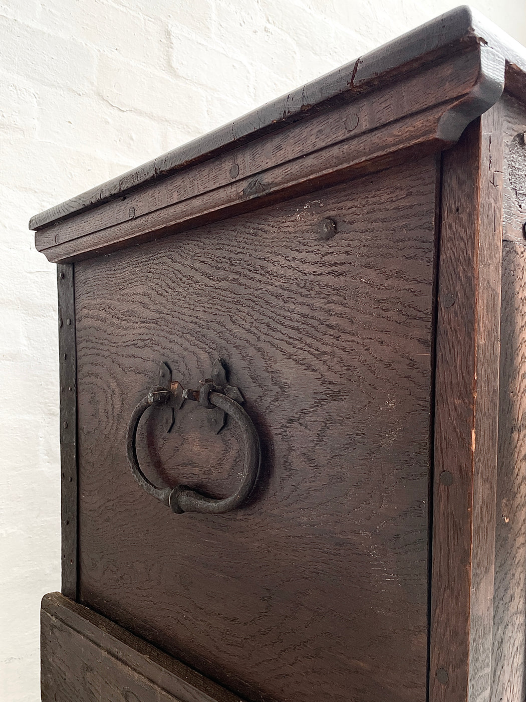 Antique European Oak Sideboard