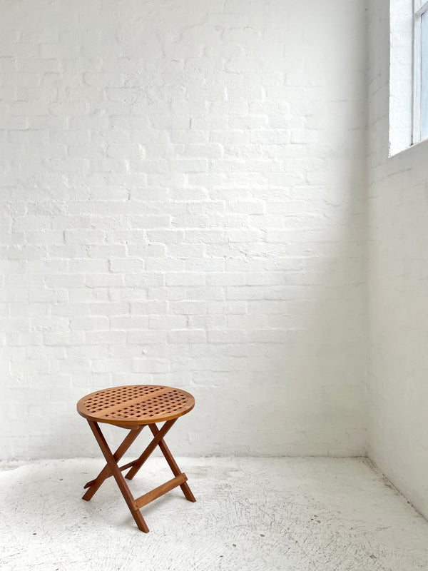 Danish Folding Teak Side Table