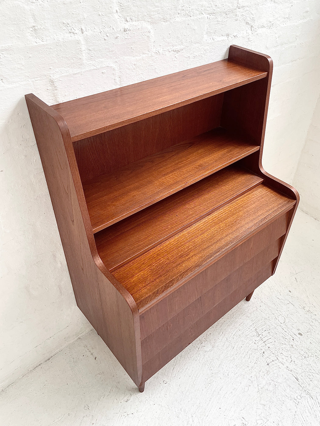Danish Teak Bureau Dresser