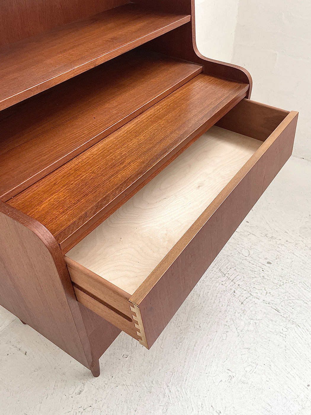 Danish Teak Bureau Dresser