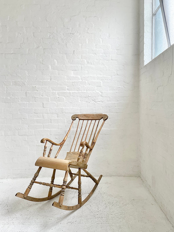 Scandinavian Antique Rocking Chair