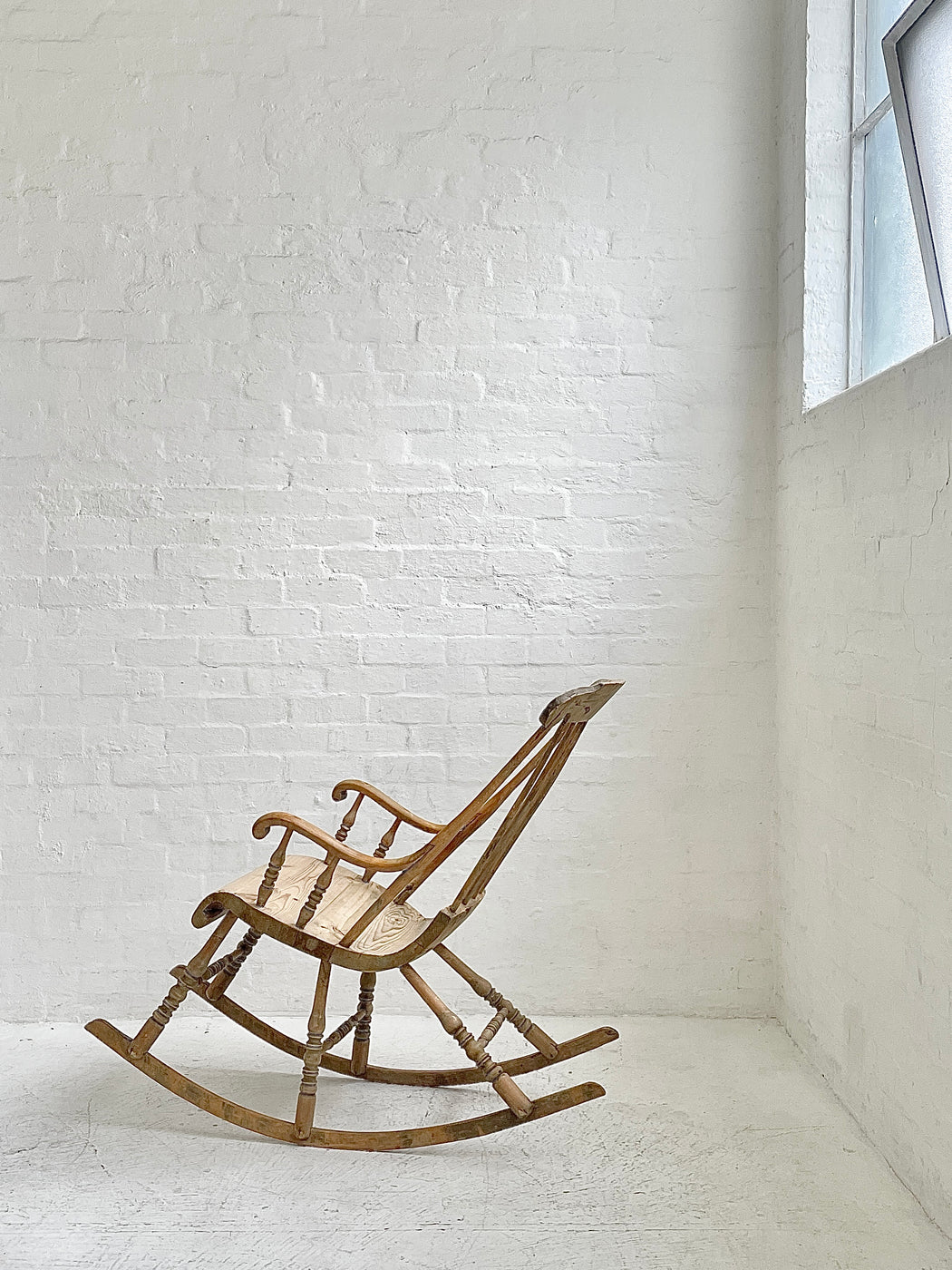 Scandinavian Antique Rocking Chair