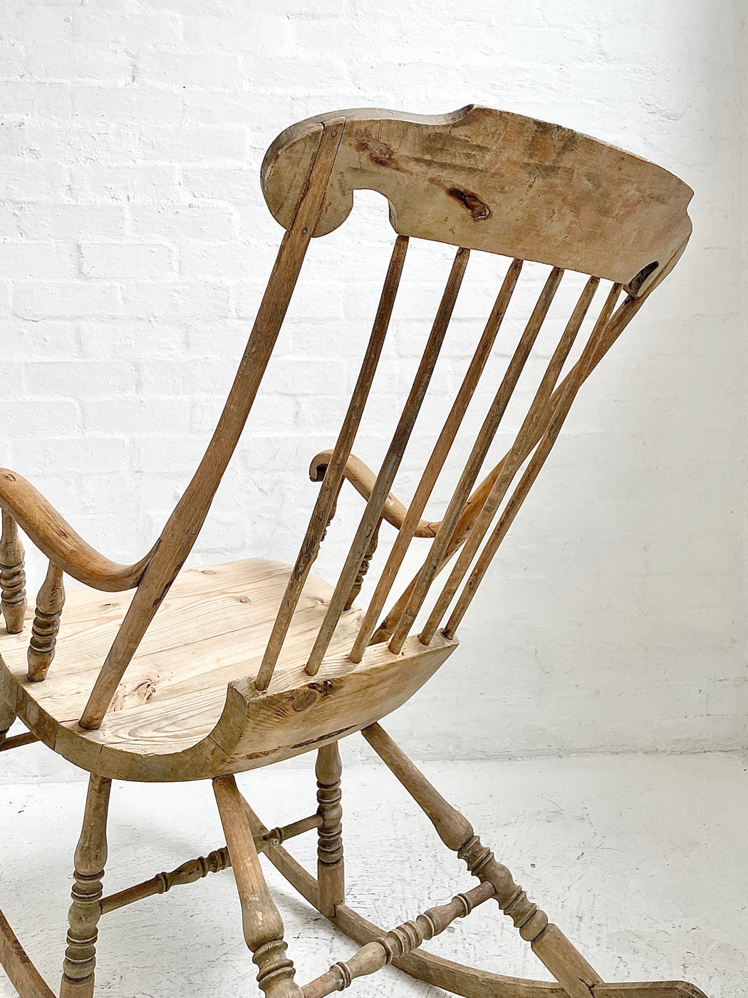 Scandinavian Antique Rocking Chair