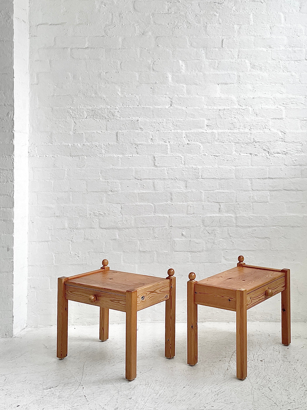 Pair of 1970s Danish Bedside Tables