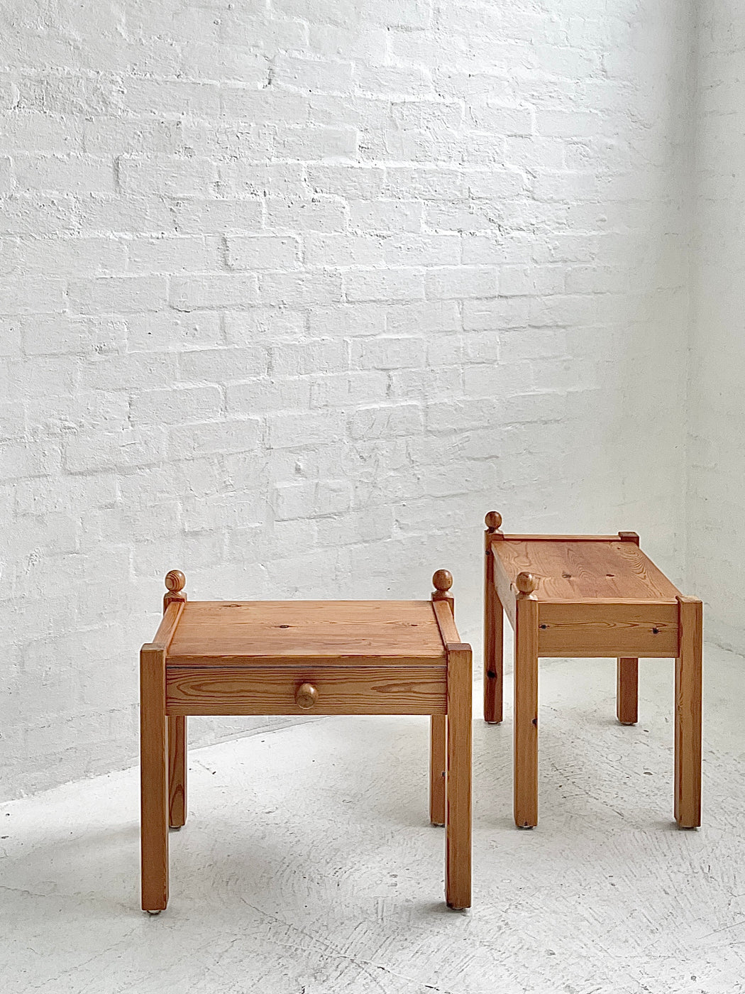 Pair of 1970s Danish Bedside Tables
