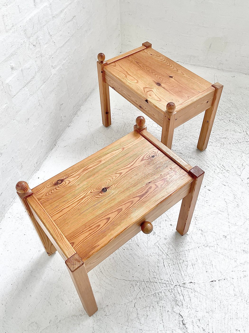 Pair of 1970s Danish Bedside Tables