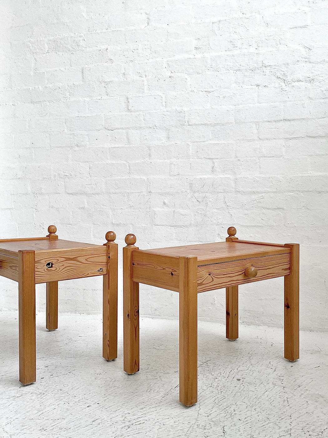 Pair of 1970s Danish Bedside Tables