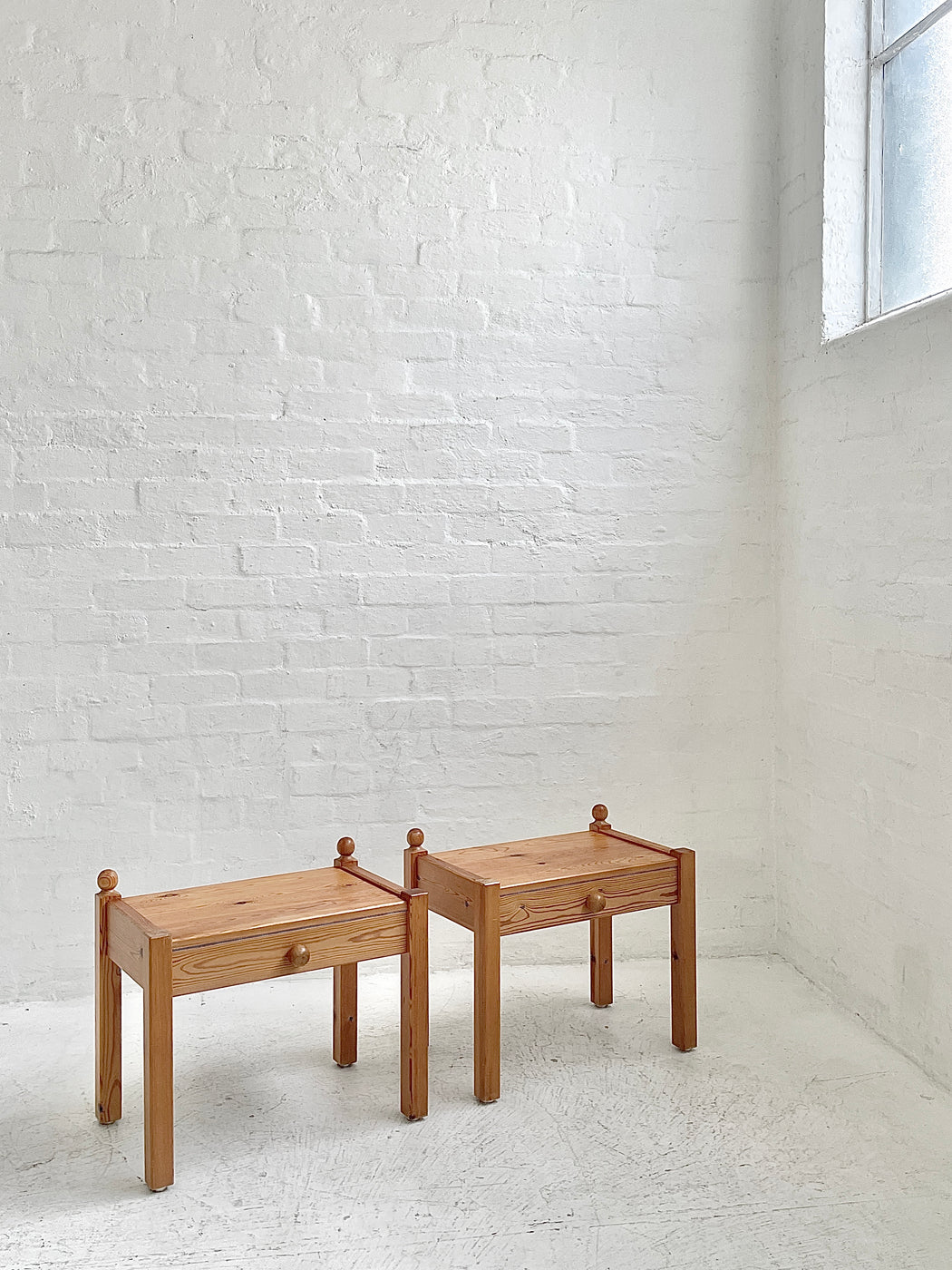 Pair of 1970s Danish Bedside Tables